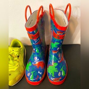 Boys Puma Sneaker and Rain Boots. Size 13C.